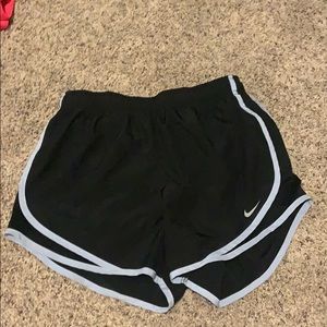 black nike shorts